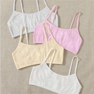 4 pack multi colored bras